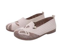 Genérico 2026 Zapatos Casuales sin Cordones para Mujer, de Malla Transpirable, Planos, cómodos, para Caminar, para Playa, Escuela, Fiestas, Uso Diario, Suela Suave Antideslizante, Zapatillas de Moda