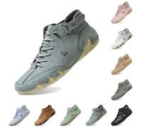 Genérico 2026 Zapatos de Hombre Zapatos de Punto Alto Encaje Up Hook Loop Zapatos Deportivos Zapatos Casuales Hombres Talla Grande Botines de tobillo Zapatos diabéticos Zapatos Suave Hombre