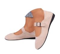 Genérico 2026 Zapatos Planos Casuales sin Cordones, de Ballet, de una Sola Tira, de Dos Maneras, cómodos, para Uso Diario
