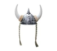 Genérico 2027-Gorro Con Cuernos De Toro Perfecto Para Espectáculos De Halloween De Disfraces Y Carnavales (Silver, One Size)