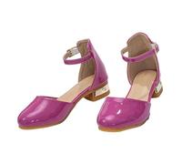 Genérico 2027-Sandalias Elegantes para Niñas con Tacón Ideales para Bodas y Eventos Escolares para Uso Diario Bailar y Vestir Recomendadas de 7 a 15 Años (34 Big Kids)