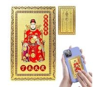 Genérico 2027 Tai Sui Card - Copper Lunar New Year Peace Blessing Keepsake