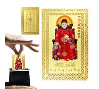 Genérico 2027 Tai Sui Luck Card Copper Chinese New Year Peace Tai Sui Cards