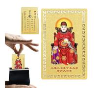 Genérico 2027 Tai Sui Luck Card Copper Chinese New Year Peace Tai Sui Cards