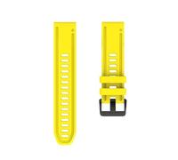Genérico 20mm Watch Band Strap For Fenix 6S 6S Pro 5S Silicone Wristband Bands Replacement For Fenix Band(Yellow)