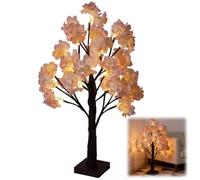 Genérico 24IN Tree Light,LED USB/Battery Powered Bonsai Light,Romantic Desktop Tree Lamp with Detachable Bottom,Warm White Illuminated Bonsai Trees,for Home Bedroom Decor,Christmas Wedding Gift