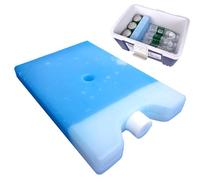 Genérico 250 ml reutilizables Ice Packs - 12 Hours of Cooling Power | Blue Gel Ice Elements for Cooler Bags Boxes | for Camping Picnics Food Preservation Pet Coøling, Compact Easy Store Multi-Purpose