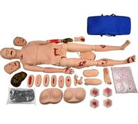 Genérico 25PCS Modelo de Quemaduras Avanzado, Conjunto de Evaluación de Trauma Módulo de Quemaduras/Wound, Módulo Evaluar Vendaje Quirúrgico de Trauma por Quemaduras Wearable Detener