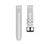 Genérico 26mm 22mm Band For Fenix 6X/6X Pro/5/3 Soft Silicone Strap For Fenix 6/6 Pro/5X/5 Plus Watchband Bracelet(White,22mm-Fenix 6 6Pro)