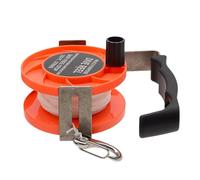 Generico 290FT Cave Diving Adjustable Handle Reel - Technical Diving Line Reel with 3-Speed Ratchet System (Stop/Free Spool/Tension) | Underwater Guide Rope Deployer for Cave, Wreck