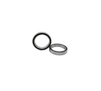 Genérico 2pcs 6802 2rs CB Rodamiento de Bolas de cerámica híbrida 15x24x5mm Bike Bearing 680 2RS Rodamientos de la Parte Inferior de la Bicicleta Reemplazo