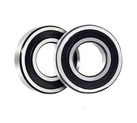 Genérico 2pcs 6901 rodamiento de cerámica híbrido 12x24x6mm Bicicleta Bicicleta Bicicleta Parrillas de Fondo repuestos 690 1RS Rodamientos de Bolas SI3N4 6901 2RS Reemplazo