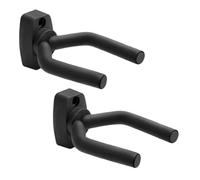 Genérico 2PCS Ajustable Antideslizante Soporte Guitarra Pared, 13,5x7cm Colgador Guitarra Pared, Fabricado En Acero Con Revestimiento De Goma, Para Bajo, Violín, Mandolina, Ukelele, Etc