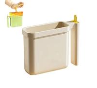 Genérico 2pcs Instant Noodle Bowl Holder, Direct Immersion Ramen Cup with Heat-Resistant Handle, Drainage Ventilation & Fork Storage, for Dorm Apartment (Beige,1pcs)