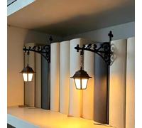 Genérico 2pcs Library Lantern LED Bookshelf Lamp, Corner Decor Light