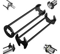 Genérico 2pcs Multifunctional Sink Wrench,Four-jaw Hex Wrench,Tight Spaces Maintenance Installation Removal Faucet Tools,Under Basin Pipe & Angle Valve Repair Plumbing Tools,for Kitchen Bathroom Home