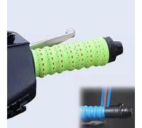 Genérico 2PCS Non-slip Soft Silicone Grip Tape for Motorcycle Handlebars, Wrap-Around Motorcycle & Dirt Bike Grips with Air Vent Holes, for Bike, Motorcycle, Scooters, E-Bikes, and Dirt Bike (G)