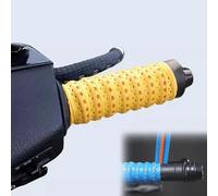 Genérico 2PCS Non-slip Soft Silicone Grip Tape for Motorcycle Handlebars, Wrap-Around Motorcycle & Dirt Bike Grips with Air Vent Holes, for Bike, Motorcycle, Scooters, E-Bikes, and Dirt Bike (D)