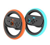 Genérico 2PCS Volante para Switch 2 para Joy Con Controller, Volante de Carreras Empuñadura para Ma-rio Kart World 8 Deluxe Controller Attachment Accesorios