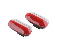 Genérico 2X LED Lámpara cortesía Luz puerta para Skoda para Octavia 2001-2013 Indicador Intermitente Lateral(Red White Light)