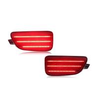 Genérico 2X Luces Diurnas Traseras, Freno Trasero DRL, Reflector De Intermitentes LED Rojo Para Kia Para Soul 2012-2013(Red Lens Red)
