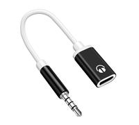 Genérico 3.5mm Male to Type-C Female Audio Cable - Earphone Adapter | Mobile Phone Audio Converter Cable | Converter for Earphones, Headphones, Smartphones, Multimedia, Music, Calls, Travel
