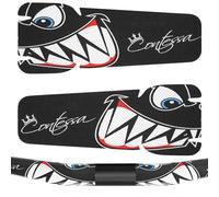 Genérico 3 D Pvc Handlebar Protector - 14x5.5x3.8cm Anti-Scratch Sticker, Waterproof Adhesive Decal | Handlebar Guard for Motorcycle, Dirt Bike, Scooter, and Riders to Prevent Wear and Dama