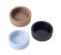Genérico 3 Pack Anti-Escape Reptile Food Dish Bowls, 3-Piece Worm Feeder Cups | Easy To Use and Clean, Designed For Pet Feeding, Terrarium Use, Aquarium Care, Habitat Setup