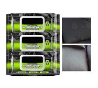 Genérico 3-Pack Car Interior Wipes - All-Purpose Leather Stain Remover, Car Cleaning Wipes Interior with Streak-Free Formula, Deep Cleaning Towelettes for Dash Windshield Seat, Multi- Tool for, Home