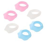 Genérico 3 Pares Fundas de inodoro para evitar la humedad. Pulsera muñequera de maquillaje banda de lavado de cara muñequera para el cuidado de la piel muñequera para ducha gel de sílice