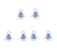 Genérico 3 Pares para los con filtro de ruido earbuds para los para dormir Auriculares para los anti-ruido protector de oído mudo Blue