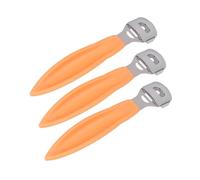 Genérico 3 Piezas Afeitadora De Callos En Los Pies Encarnado Removedor De Rallador De Pie Depurador De Pies Eléctrico Pie De Pedicura Removedor Plantar Para Pies Clavo Gel Máscara Orange