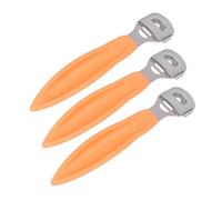 Genérico 3 Piezas Afeitadora De Callos En Los Pies Removedor De Pies Afeitadora De Pedicura Pelar Los Pies Removedor Plantar Para Pies Removedor De Rallador De Pie Máscara Cáscara Orange