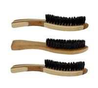 Genérico 3 Piezas Cepillo Para Barba Cepillo De Cerdas Para Barba Recogedor De Barba Para Afeitar Palo Recortador De Barba Para Hombre Suministros Para El Cuidado De La Barba Aseo De Madera
