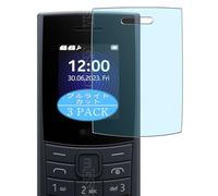 Genérico 3 Piezas Filtro Luz Azul Protector de Pantalla, compatible con NOKIA 110 4G 2024 INDIA, Screen Protector Película Protectora (Not Cristal Templado)