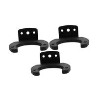 Genérico 3 Piezas Gancho Para Micrófono Soportes Altavoz De La Computadora Micrófono Usb Colgador De Pared Para Micrófono Karaoke Poseedor Soporte De Micrófono Cableado Black Gel De Sílice