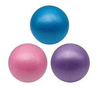 Genérico 3 Piezas Pelota De Pilates, Pelota De Gimnasia Rítmica Cumple, Pelotas De Ejercicios Antideslizante Y Anti-Burst con Tubo Inhalación, para Pilates Gimnasia Fitness Embarazo Yoga