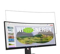Genérico 3 Piezas Protector de Pantalla, compatible con Lenovo ThinkVision T34WD-40 34" Monitor, Screen Protector Película Protectora (Not Cristal Templado)