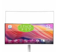 Genérico 3 Piezas Protector de Pantalla, compatible con MSI Modern MD342CQPW 34" Monitor, Screen Protector Película Protectora (Not Cristal Templado)