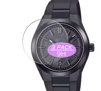 Genérico 3 Piezas Vidrio Templado Protector de Pantalla, compatible con Casio Edifice EFK-100XPB EFK-100YCD EFK-100, 9H Cristal Screen Protector Película Protectora