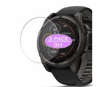 Genérico 3 Piezas Vidrio Templado Protector de Pantalla, compatible con GARMIN fenix 8 Sapphire Dual Power 51mm, 9H Cristal Screen Protector Película Protectora