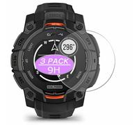 Genérico 3 Piezas Vidrio Templado Protector de Pantalla, compatible con GARMIN Instinct 3 Dual Power 50mm, 9H Cristal Screen Protector Película Protectora