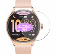 Genérico 3 Piezas Vidrio Templado Protector de Pantalla, compatible con ICE SMART WATCH Two 2.0 1.2", 9H Cristal Screen Protector Película Protectora