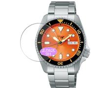 Genérico 3 Piezas Vidrio Templado Protector de Pantalla, compatible con SEIKO 5 Sport SBSA225 SBSA227 SBSA229 SBSA231, 9H Cristal Screen Protector Película Protectora