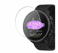 Genérico 3 Piezas Vidrio Templado Protector de Pantalla, compatible con SUUNTO VERTICAL Steel Solar, 9H Cristal Screen Protector Película Protectora