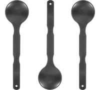 Genérico 3 Protectores Oculares de Plástico para Examen Vista Oclusor Ocular Reutilizable Mango Ancho Negro Herramienta Práctica para Optometría y Pruebas Visuales Profesionales