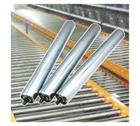 Genérico 3 Rodillos transportadores de Acero Inoxidable - Diámetros duraderos de 1", 1,3", 1,5", 2" y 2,4" para cortacésped Manual, Rodillos industriales para Granjas, fábricas y almacenes (diámetro