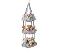 Genérico 3-Tier Sports Ball Holder, Baloncesto Storage Bag for Basketball, Fútbol, Voleibol, and Fútbol, Home, Gimnasio, Garaje, Oro School Equipment Organizer for Family and Team Use
