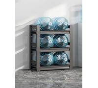 Genérico 3-Tier Water Jug Rack, 5 Gallon Detachable Water Bottle Holder for Kitchen, Office, Home Warehouse Gym,Adjustable Height Heavy-Duty Water Cooler Jug Rack(60x40x80cm/24x16x32in)