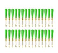 Genérico 30 Uds Asiento Flotador de Pesca de Silicona Cabeza de Cobre rodamiento de Bolas Peces Bobber Asiento Flotante Accesorios de Pesca Cabeza de Cobre Duradera Peces rápidos